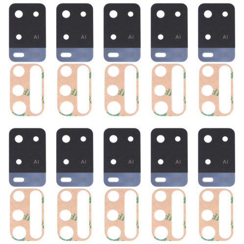 Pour objectif de caméra arrière OPPO A54 4G 10 PCS (noir) SH240B568-04
