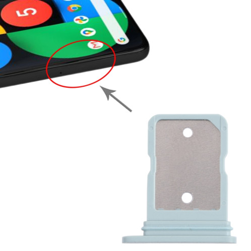 Plateau de carte SIM pour Google Pixel 5 (vert) SH246G1901-04