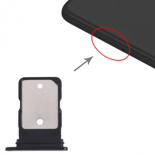 Plateau de carte SIM pour Google Pixel 4A (Noir) SH250B223-04
