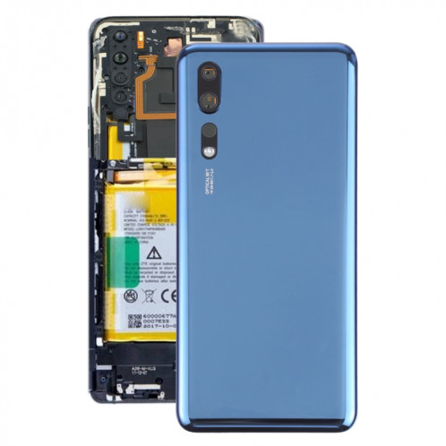 Couvercle arrière de la batterie de verre pour ZTE AXON 10 PRO (bleu) SH60LL1213-06