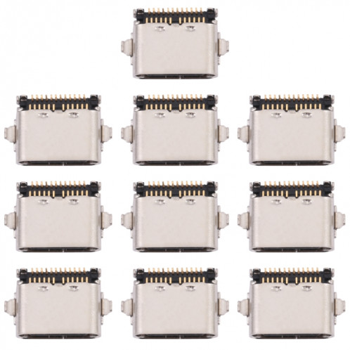 10 PCS Connecteur de port de charge pour Lenovo M10 Plus TB-X606, TB-X606F SH33881107-04