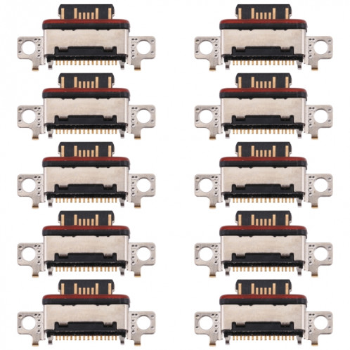 10 PCS Connecteur de port de charge pour Xiaomi MI 11 Ultra M2102K1G, M2102K1C SH33961380-04