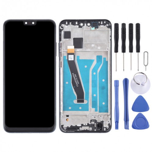 Écran LCD et numériseur Assemblage complet avec cadre pour Huawei Y8S (Noir) SH431B1182-07