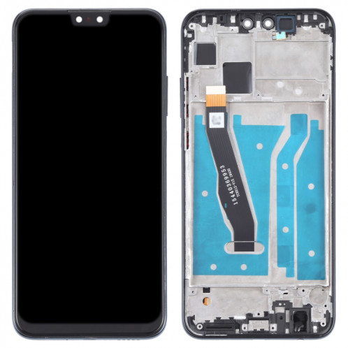 Écran LCD et numériseur Assemblage complet avec cadre pour Huawei Y8S (Noir) SH431B1182-07