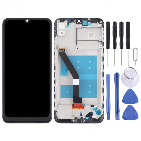 Écran LCD et numérisation Assemblage complet avec cadre pour Huawei Y6S (2019) (Noir) SH433B971-07