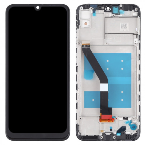 Écran LCD et numérisation Assemblage complet avec cadre pour Huawei Y6S (2019) (Noir) SH433B971-07