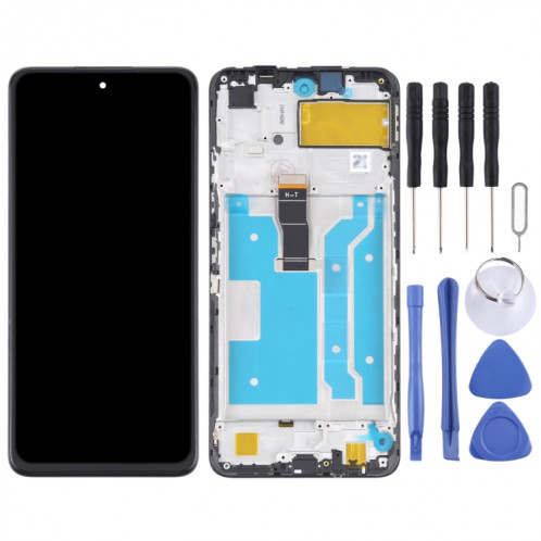 Écran LCD et numérisation Assemblage complet avec cadre pour Huawei Y7A (Noir) SH434B1943-07