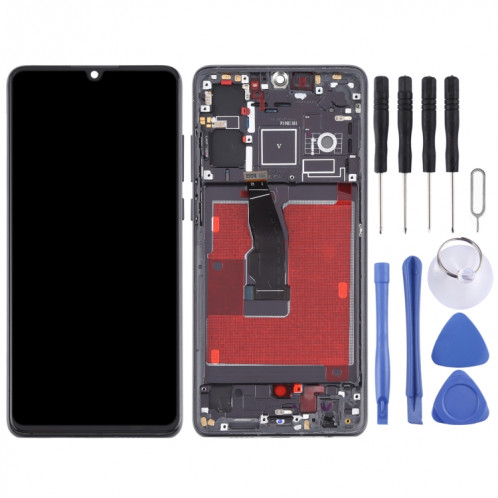 Écran LCD et numériseur Assemblage complet avec cadre pour Huawei P30 (Noir) SH436B83-07