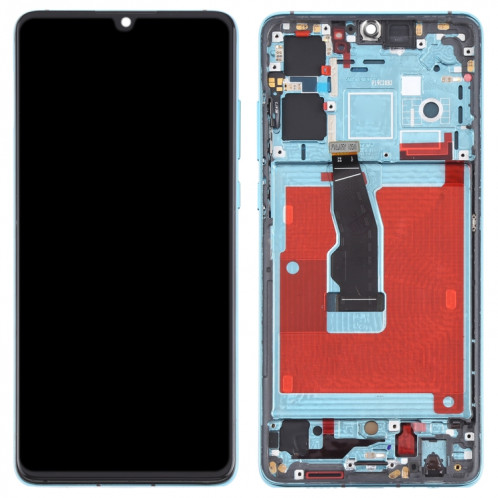 Écran LCD et numériseur Assemblage complet avec cadre pour Huawei P30 (Twilight) SH36JS1432-07