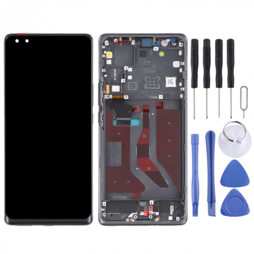Écran LCD et numériseur Assemblage complet avec cadre pour Huawei Nova 8 PRO 5G (Noir) SH439B1289-07
