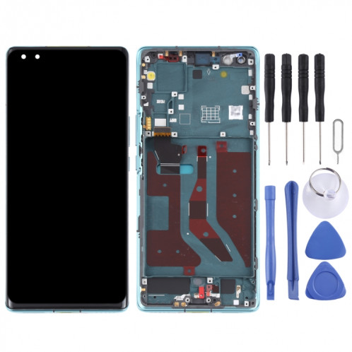 Écran LCD et numériseur Assemblage complet avec cadre pour Huawei Nova 8 PRO 5G (Vert) SH439G588-07