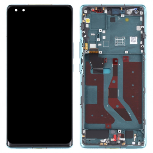 Écran LCD et numériseur Assemblage complet avec cadre pour Huawei Nova 8 PRO 5G (Vert) SH439G588-07