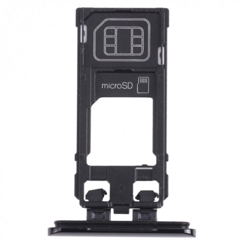 Plateau de carte SIM + plateau de cartes Micro SD pour Sony Xperia 5 (Noir) SH478B1665-04