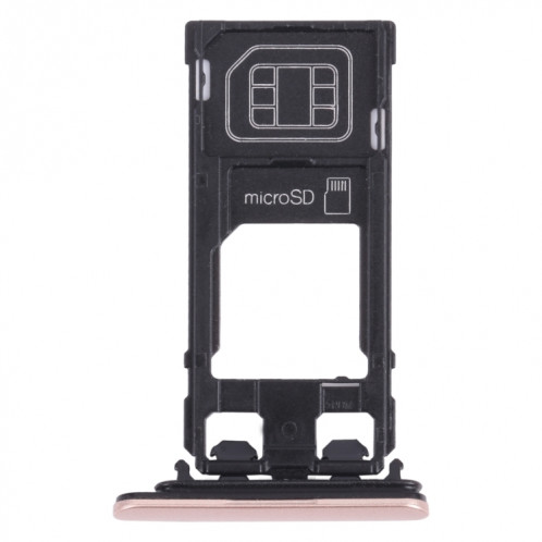 Plateau de carte SIM + plateau de carte Micro SD pour Sony Xperia x Performance (rose) SH480F176-04