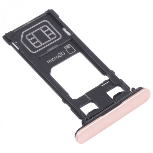 Plateau de carte SIM + plateau de carte Micro SD pour Sony Xperia x Performance (rose) SH480F176-04