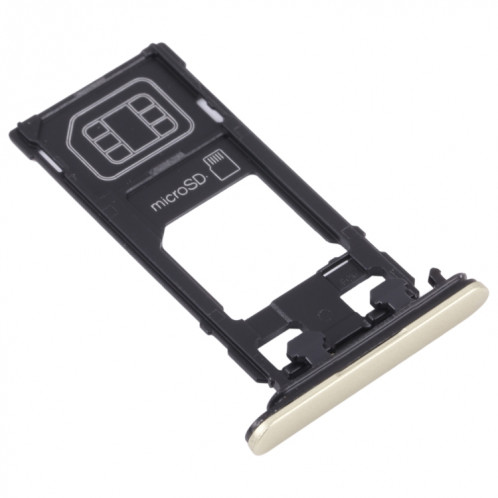 Plateau de carte SIM + plateau de carte Micro SD pour Sony Xperia X Performance (Gold) SH480J1403-04