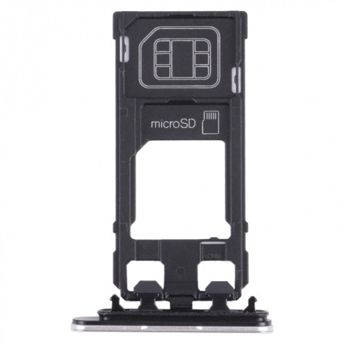 Plateau de carte SIM + plateau de cartes Micro SD pour Sony Xperia X Performance (Argent) SH480S1876-04