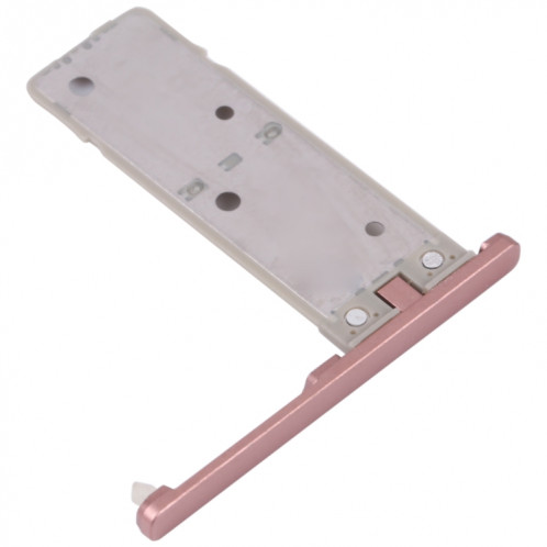 Plateau de carte SIM + plateau de carte SIM pour Sony Xperia XA1 Ultra / Xperia XA1 (rose) SH483F1894-04