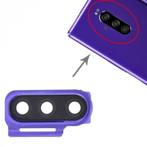 Couverture de la lentille de la caméra pour Sony Xperia 1 / Xperia XZ4 (violet) SH486P1462-04