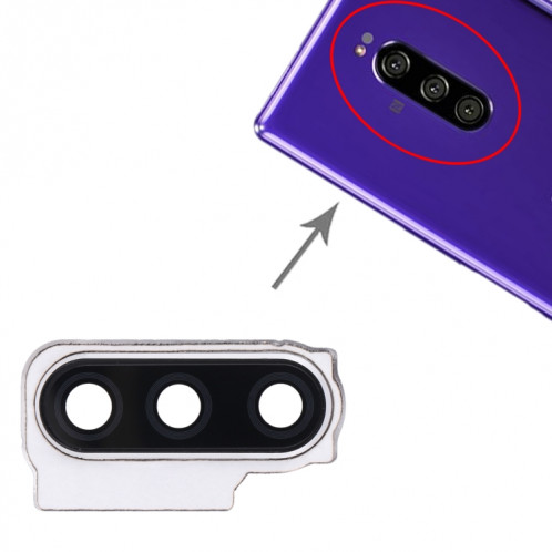 Cache de l'objectif de caméra pour Sony Xperia 1 / Xperia XZ4 (argent) SH486S673-04