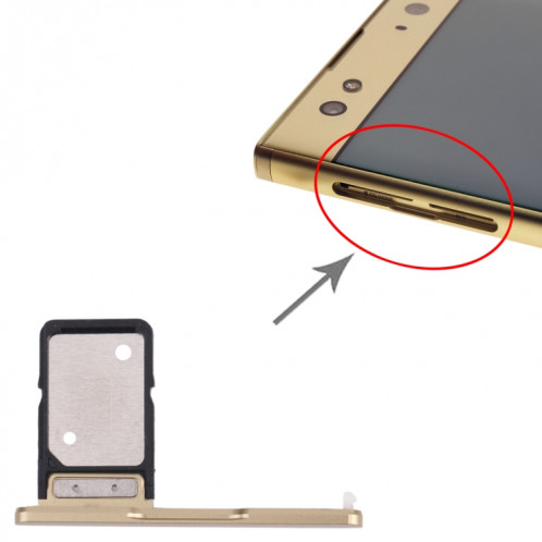 Plateau de carte SIM pour Sony Xperia XA2 Ultra (Gold) SH490J352-04