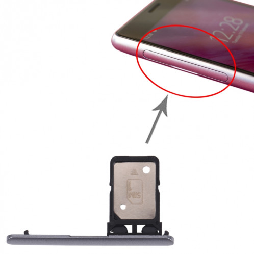 Plateau de carte SIM pour Sony Xperia 10 Plus / 10 (Argent) SH491S1786-04