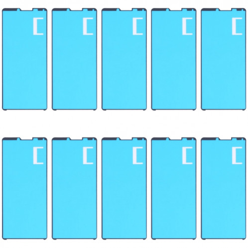 10 PCS Adhésif original de boîtier avant pour Sony Xperia 10 III / XPERIA 10 II SH3514655-04