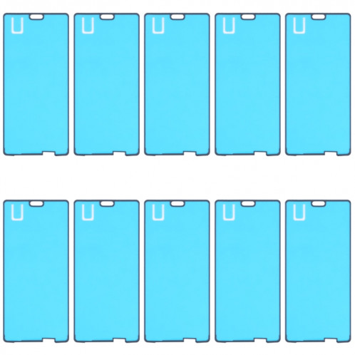10 pcs Adhésif de boîtier avant d'origine pour Sony Xperia XZ2 SH351630-04