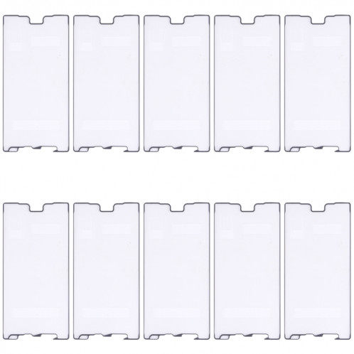 10 PCS Adhésif de boîtier avant d'origine pour Sony Xperia Z5 Premium SH3521294-04