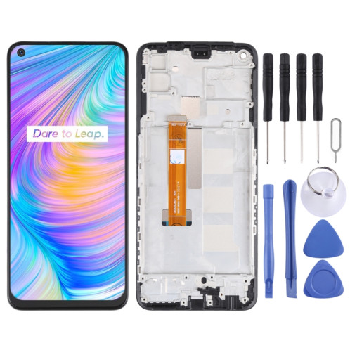 Écran LCD d'origine et ensemble complet de numériseur avec cadre pour OPPO Realme Q2 RMX2117 SH3533141-06