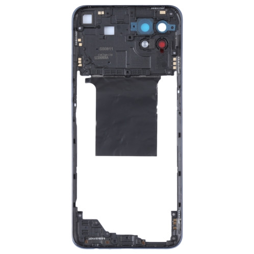 Pour OPPO Reno4 SE/A93 4G/OPPO Reno4 F/Reno4 Lite/F17 Pro PEAT00, PEAM00 plaque de lunette de cadre moyen d'origine (noir) SH553B1543-06
