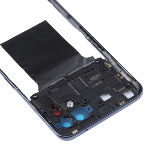 Pour OPPO Reno4 SE/A93 4G/OPPO Reno4 F/Reno4 Lite/F17 Pro PEAT00, PEAM00 plaque de lunette de cadre moyen d'origine (noir) SH553B1543-06