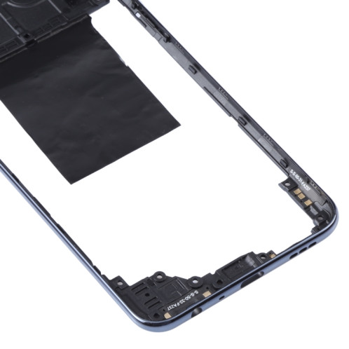 Pour OPPO Reno4 SE/A93 4G/OPPO Reno4 F/Reno4 Lite/F17 Pro PEAT00, PEAM00 plaque de lunette de cadre moyen d'origine (noir) SH553B1543-06