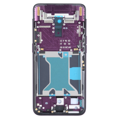 Plaque de lunette originale de cadre moyen pour OPPO Trouver X CPH1871, PAFM00 (rouge) SH556R373-06