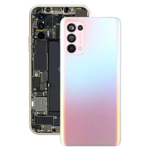 Couvercle arrière de la batterie d'origine pour OPPO RENO5 K Pegm10 (Orange) SH58EL1950-06