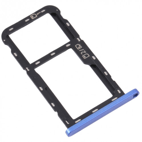 Pour ZTE Blade A52 Plateau de carte SIM + Plateau de carte SIM / Plateau de carte Micro SD (Bleu) SH593L1305-04