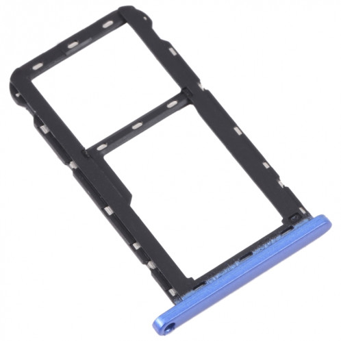 Pour ZTE Blade A52 Plateau de carte SIM + Plateau de carte SIM / Plateau de carte Micro SD (Bleu) SH593L1305-04
