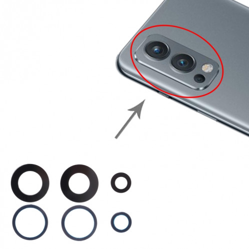 Pour OnePlus Nord 2 Objectif de caméra arrière 10pcs SH3637595-04