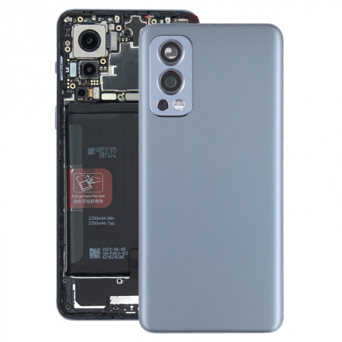 Couverture arrière de la batterie avec couvercle de la lentille de caméra pour Oneplus Nord 2 SH40HL1424-07