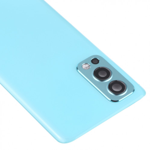 Pour le couvercle arrière de la batterie OnePlus Nord 2 avec couvercle d'objectif d'appareil photo (bleu) SH40LL1327-07