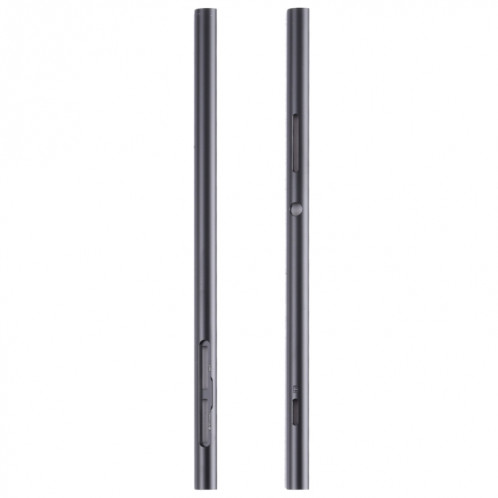 1 paire partie latérale latérale pour Sony Xperia XA2 Plus (Noir) SH644B360-05