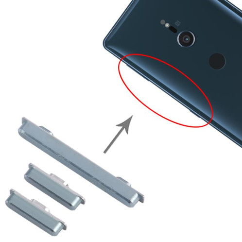 Bouton d'alimentation et de contrôle du volume (vert) pour Sony Xperia XZ2 Compact SH649G1576-04