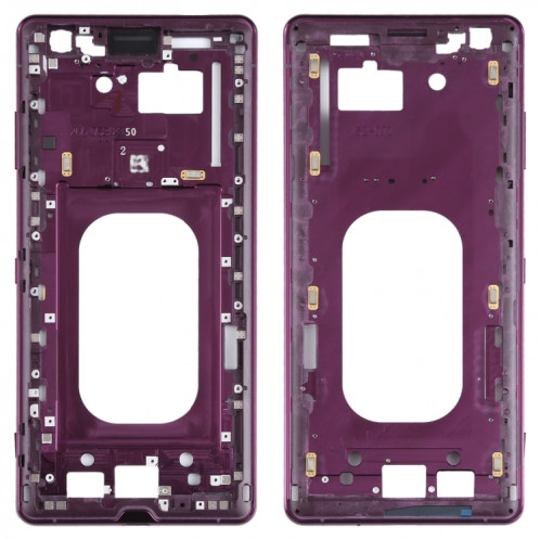 Plaque de lunette de cadre moyen pour Sony Xperia XZ3 (violet) SH652P1118-06