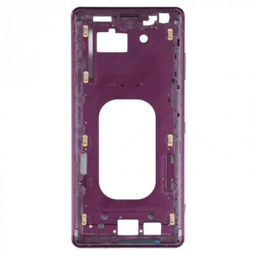 Plaque de lunette de cadre moyen pour Sony Xperia XZ3 (violet) SH652P1118-06