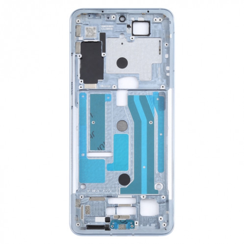 Plaque de lunette de cadre moyen pour Meizu 18 (bleu) SH673L1205-07