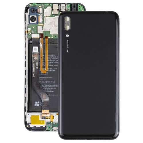 Couverture arrière de la batterie pour Huawei Y7 (2019) (Noir) SH86BL1738-07