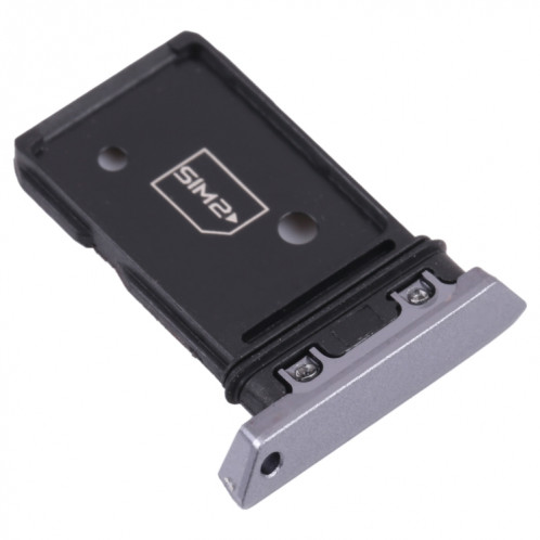 Plateau de carte SIM + plateau de carte SIM pour le requin noir Xiaomi 3 Kle-H0, Kle-A0 (argent) SH687S153-04