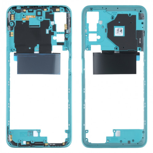 Plaque de lunette centrale originale pour Xiaomi Redmi Note 10 5G / RedMI Note 10T 5G M2103K19G, M2103K19C (Vert) SH689G846-07