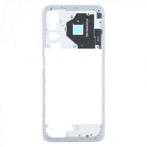 Plaque de lunette centrale originale pour Xiaomi Redmi Note 10 5G / Redmi Note 10T 5G M2103K19G, M2103K19C (Blanc) SH689W917-07