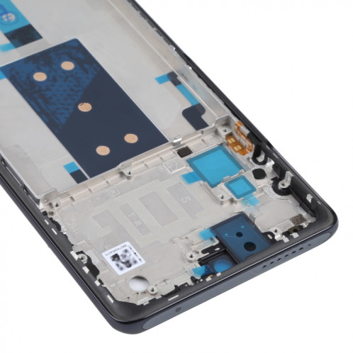 Plaque de lunette de cadre LCD de boîtier avant pour Xiaomi 11T / 11T Pro 21081111RG 2107113SG (Noir) SH690B1275-07